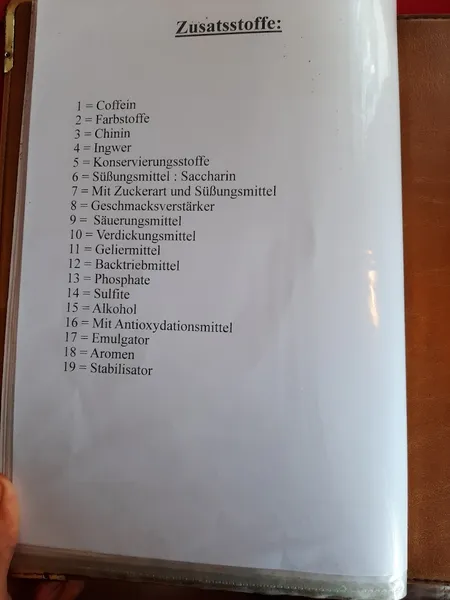 menu 2 of Bella Italia