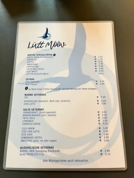 menu 0 of Café Lütt Mööv