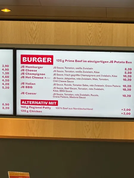 menu 0 of Jim Block Othmarschen