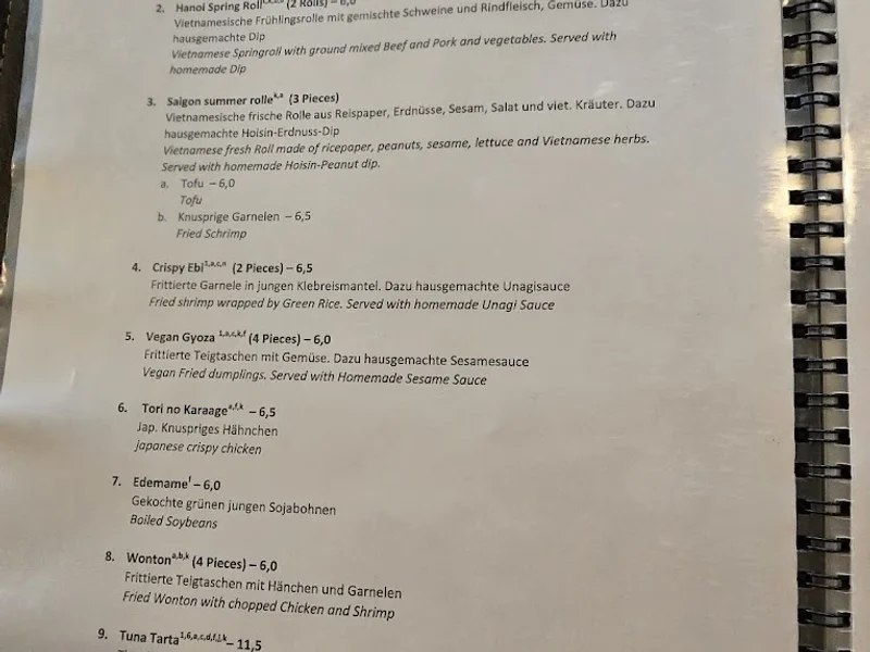 menu 1 of Kuchi Mami