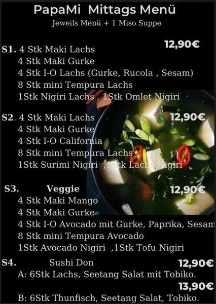 menu 0 of Papa Mi - Asian Fusion Restaurant & Sushi Köln Innenstadt
