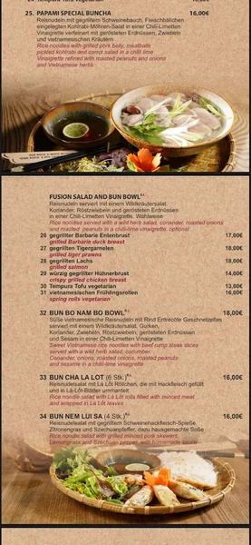 menu 1 of Papa Mi - Asian Fusion Restaurant & Sushi Köln Innenstadt
