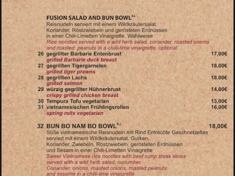 menu 1 of Papa Mi - Asian Fusion Restaurant & Sushi Köln Innenstadt