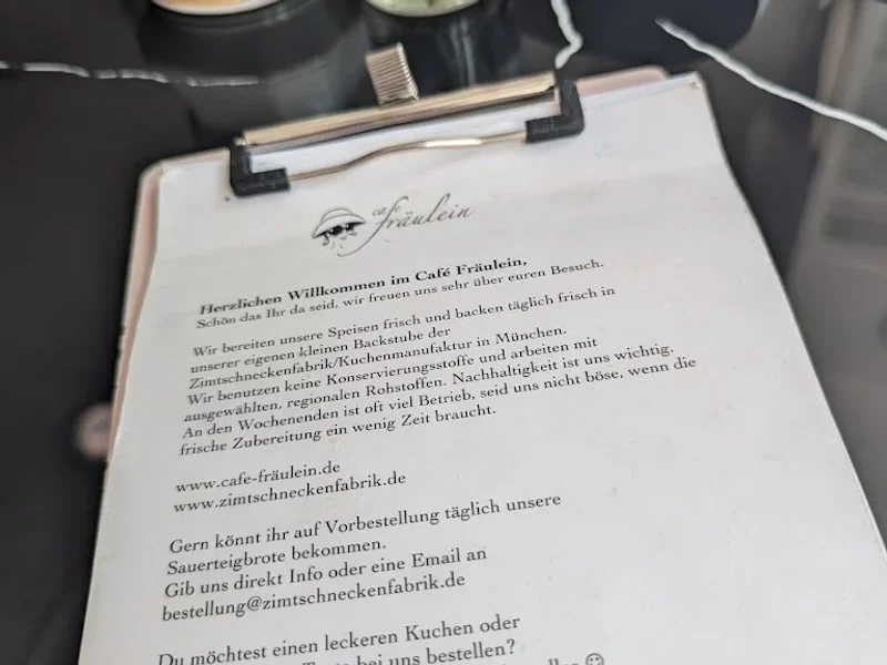 menu 0 of Café Fräulein