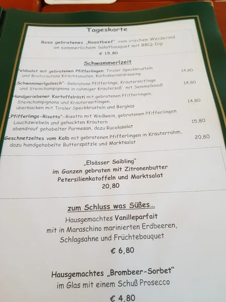 menu 1 of Franziskaner Wirtshaus & Biergarten - Trudering-Riem, München
