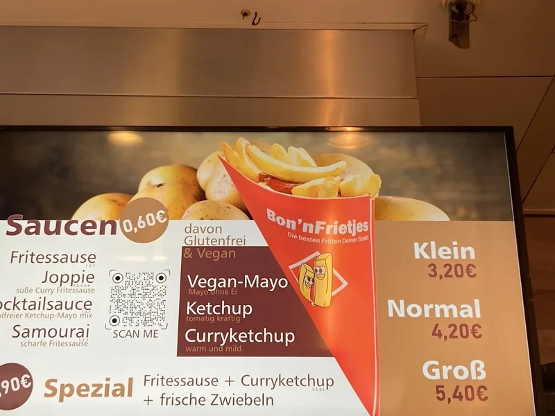 menu 1 of Bon 'n Frietjes