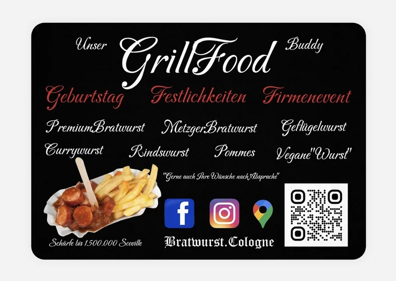 menu 0 of Bratwurst.Cologne ® (Grillwagen: Bratwurst, Pommes & Getränke)