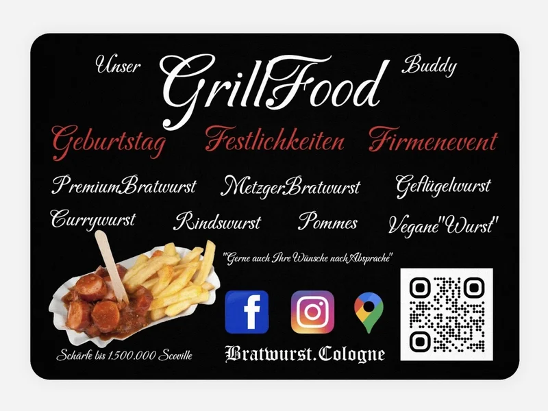 menu 0 of Bratwurst.Cologne ® (Grillwagen: Bratwurst, Pommes & Getränke)