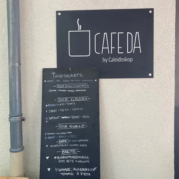 menu 1 of Café DA