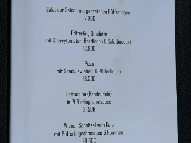 menu 1 of Restaurant Café Palladio