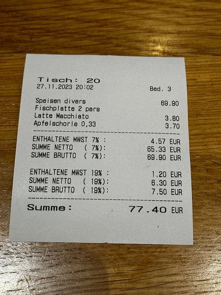 menu 2 of Restaurant Café Palladio