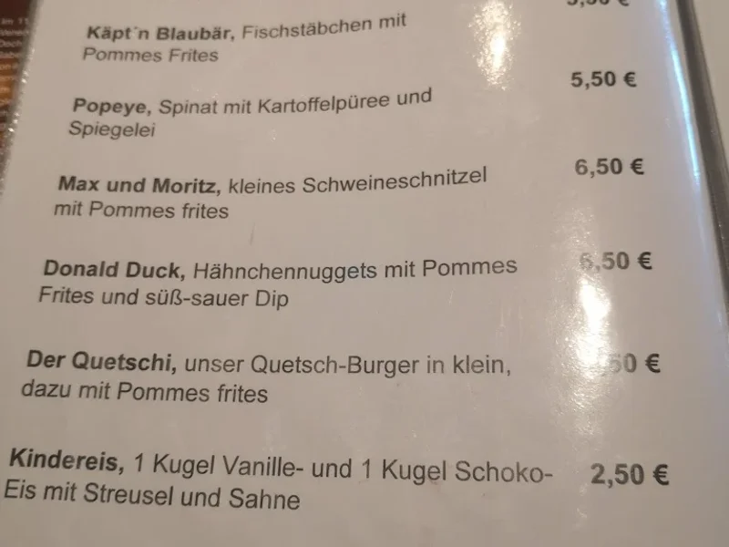menu 1 of Brauhaus Quetsch