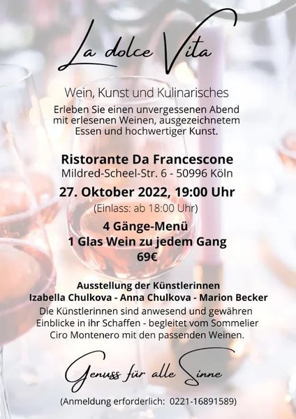 menu 1 of Da Francescone Restaurant