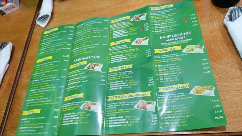 menu 2 of Thai Imbiss
