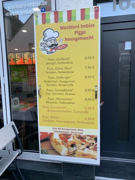 menu 0 of Wachter's Imbiss