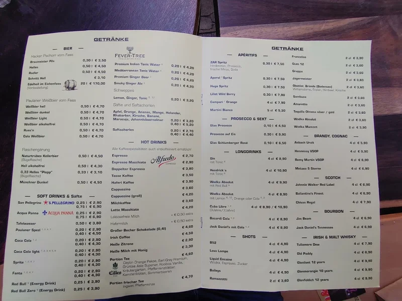 menu 0 of ZAR Gaststätten GmbH