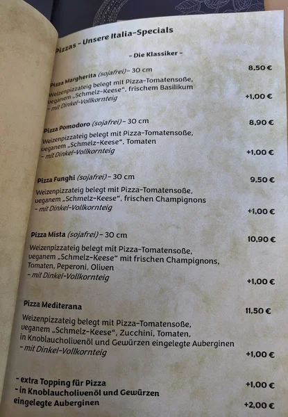 menu 0 of Veganel