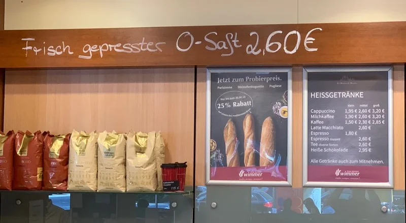 menu 1 of Privat Bäckerei Wimmer GmbH & Co. KG