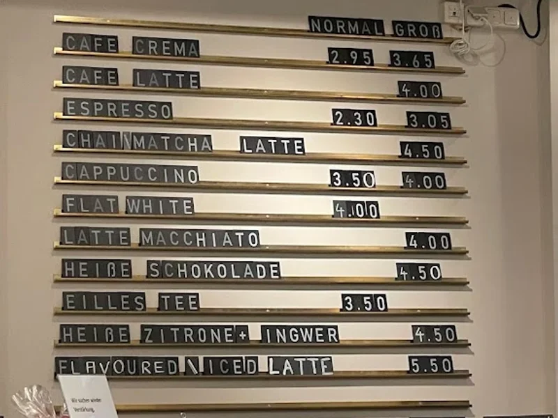 menu 0 of Müller Café & Bäckerei