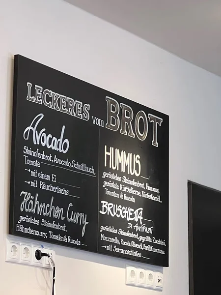 menu 1 of Müller Café & Bäckerei