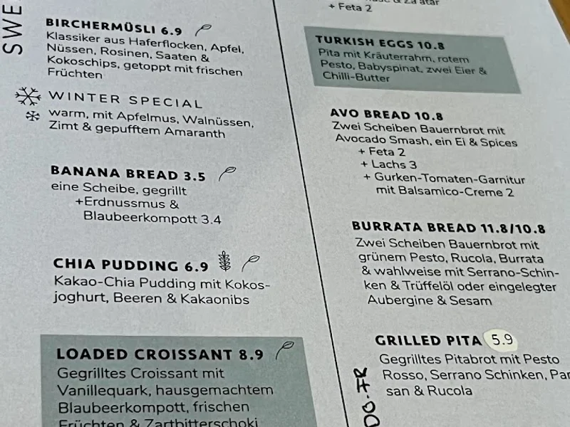 menu 1 of DUUO - All Day Brunch, Kaffee, Kuchen