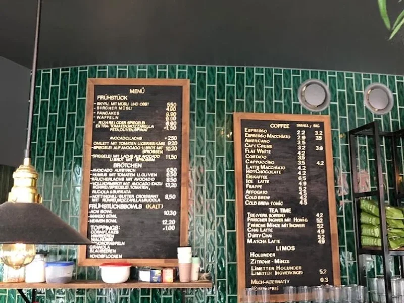menu 0 of Notting Hill Cafe