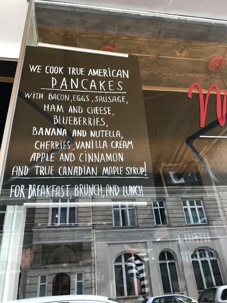 menu 0 of Mr. Pancake
