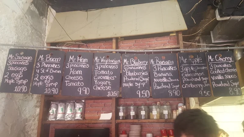 menu 1 of Mr. Pancake