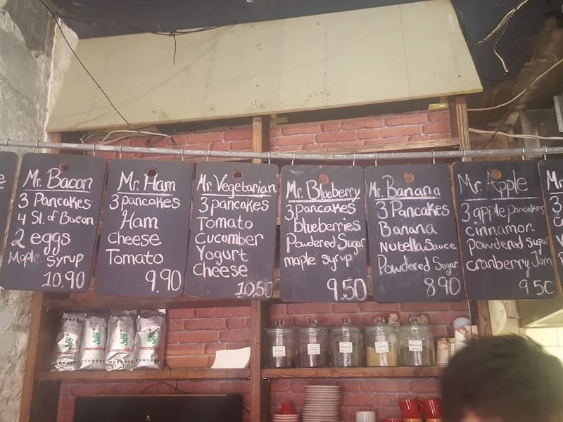 menu 1 of Mr. Pancake