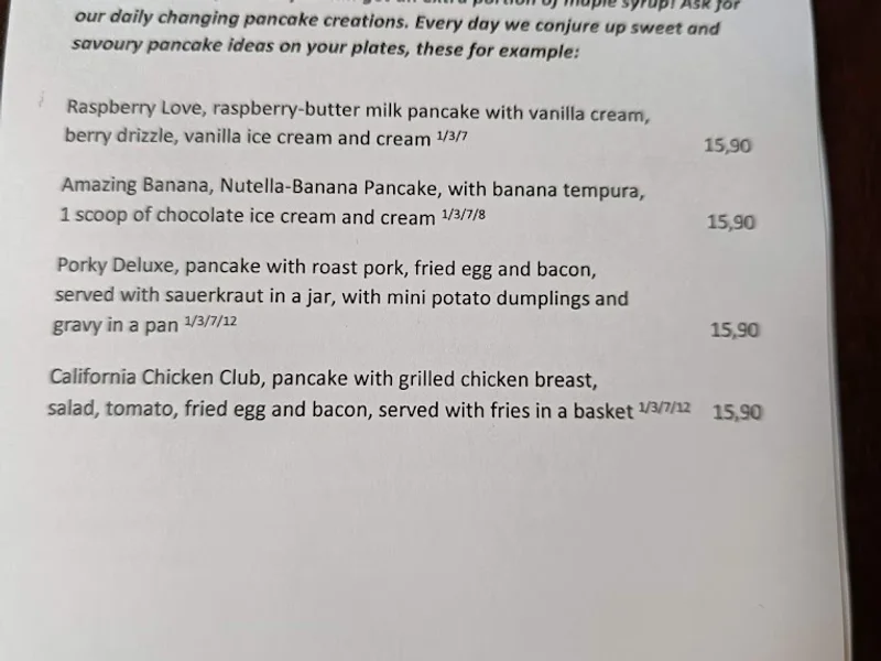 menu 0 of California Bean