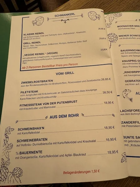 menu 1 of Alter Wirt Moosach