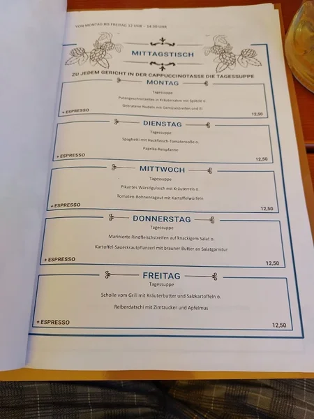 menu 2 of Alter Wirt Moosach