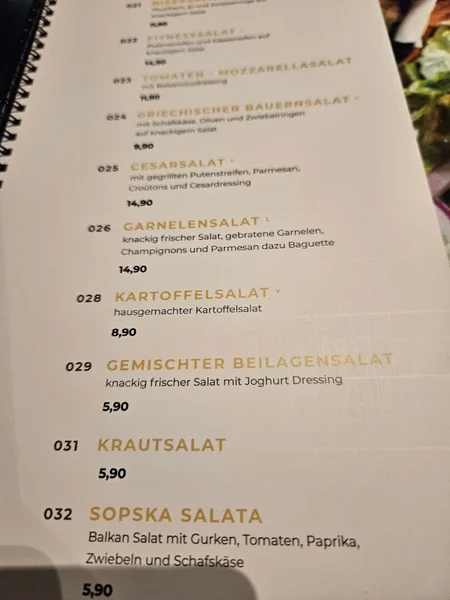 menu 0 of Moosacher Paradies