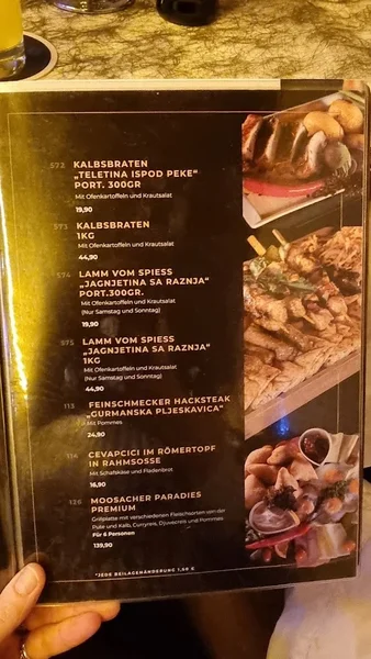 menu 1 of Moosacher Paradies