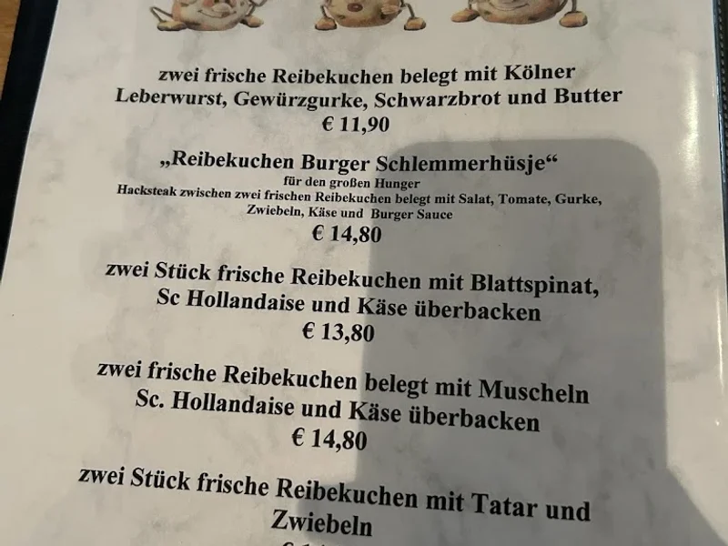 menu 0 of Dellbrücker Schlemmerhüsje