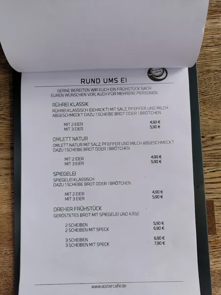 menu 2 of Alstercafé