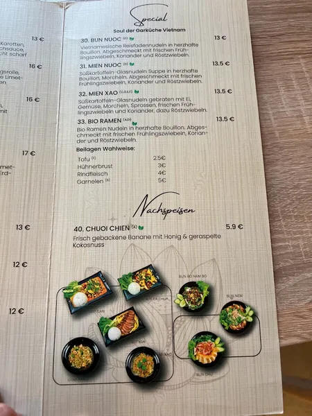 menu 1 of Sen Kitchen