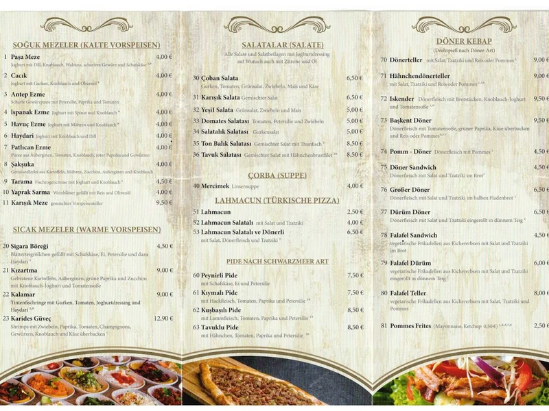 menu 0 of Baskent Restaurant
