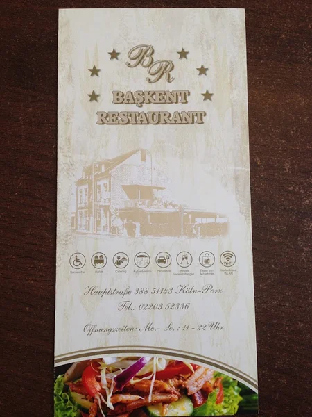 menu 2 of Baskent Restaurant