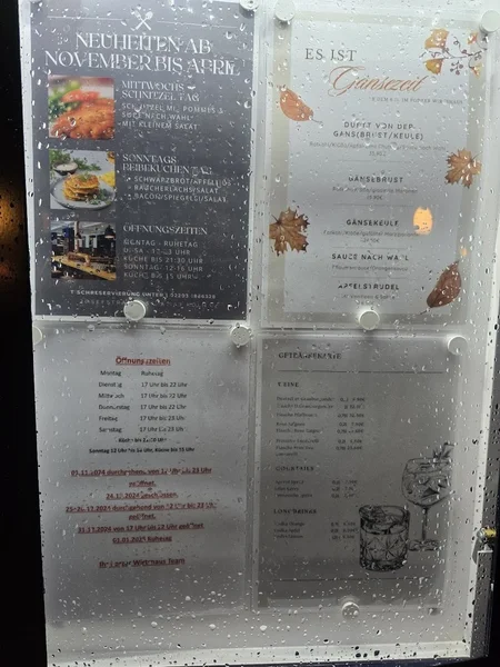 menu 0 of Porzer Wirtshaus