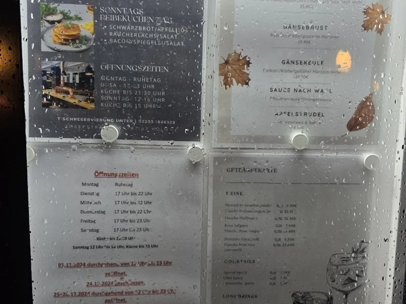 menu 0 of Porzer Wirtshaus