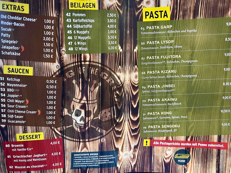 menu 2 of Eddy's Burger