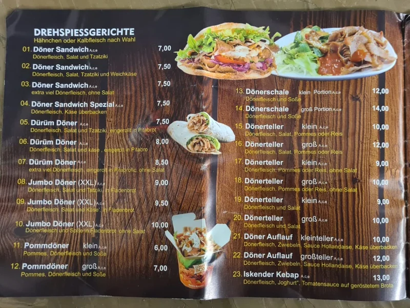 menu 0 of Nazar - Döner vom feinsten