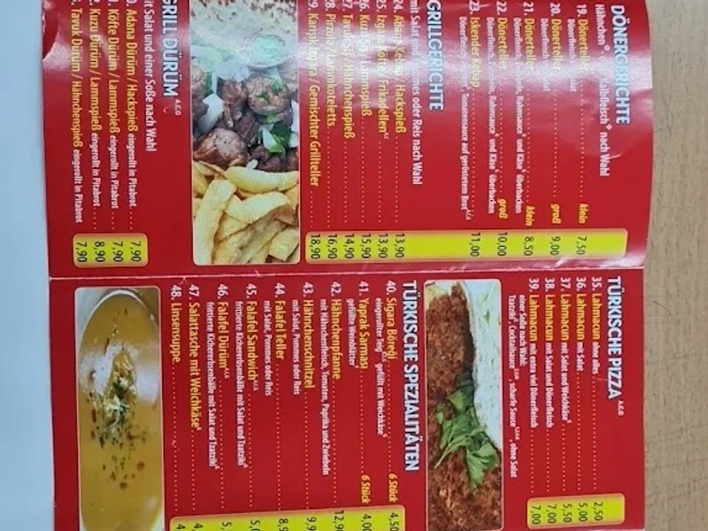menu 1 of Nazar - Döner vom feinsten