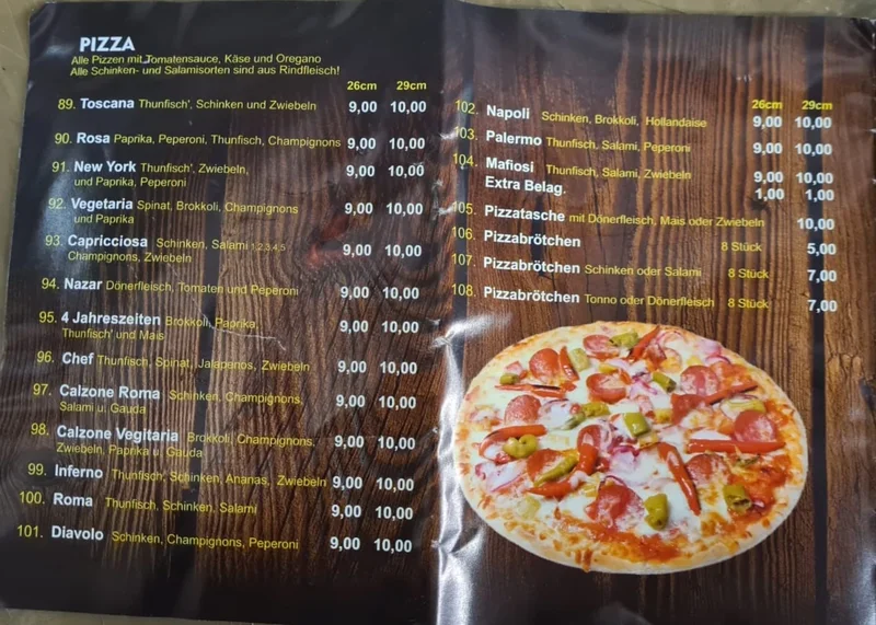menu 2 of Nazar - Döner vom feinsten