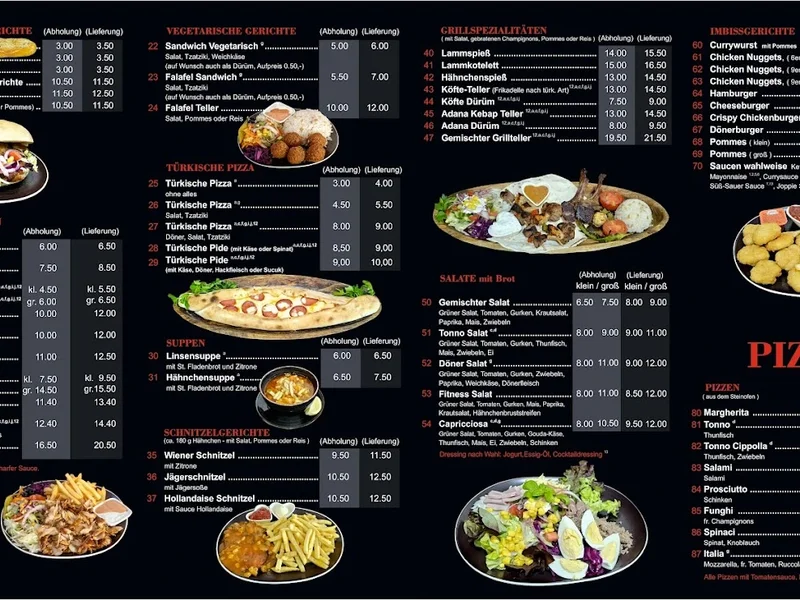 menu 0 of DönerKing Porz