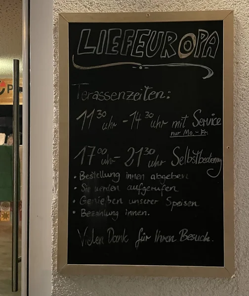 menu 0 of Liefeuropa Aubing München