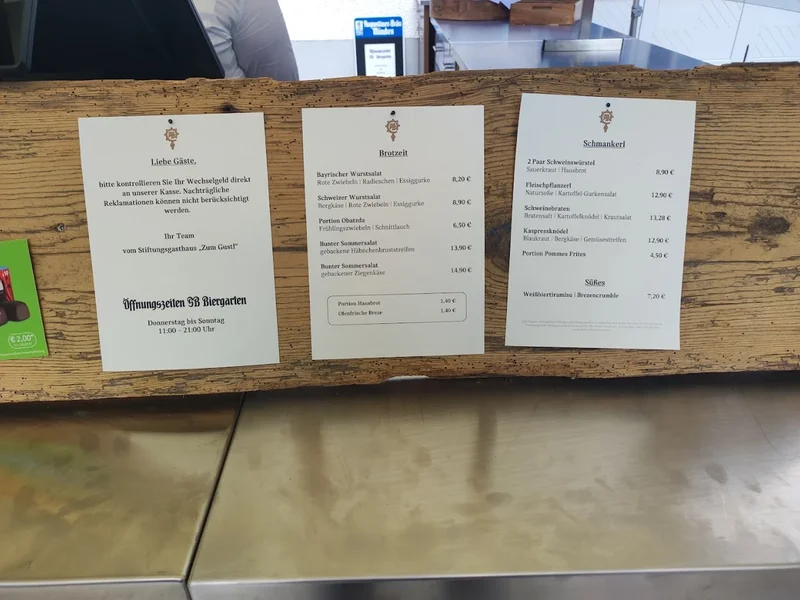 menu 1 of Gut Freiham