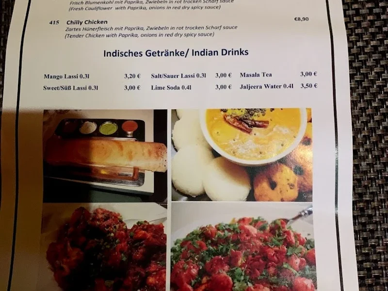 menu 1 of Hindura Indisches Spezialitäten Restaurant