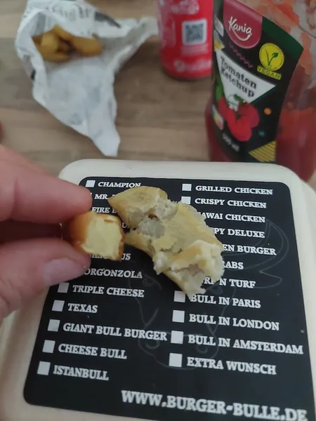 menu 1 of Burger Bulle